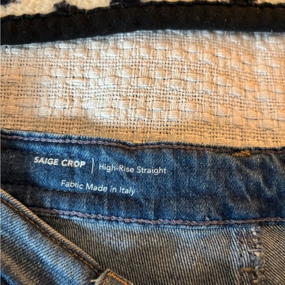 AG AG-ED Saige Denim straight leg crop - Picture 4 of 11